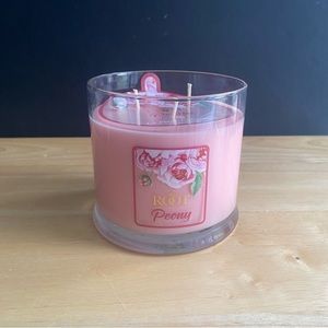 Root Candles Peony La Fleur 3 Wick Candle 14 oz